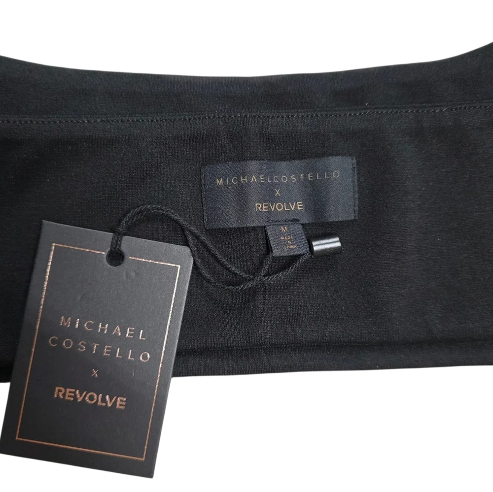 MICHAEL COSTELLOAmira Crop Top In Black - Picture 7 of 13